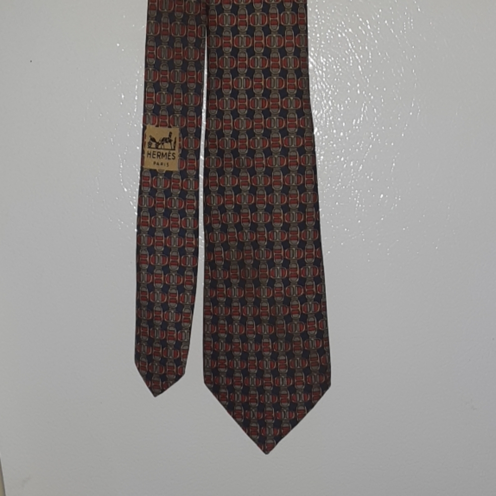 Hermès Paris silk tie